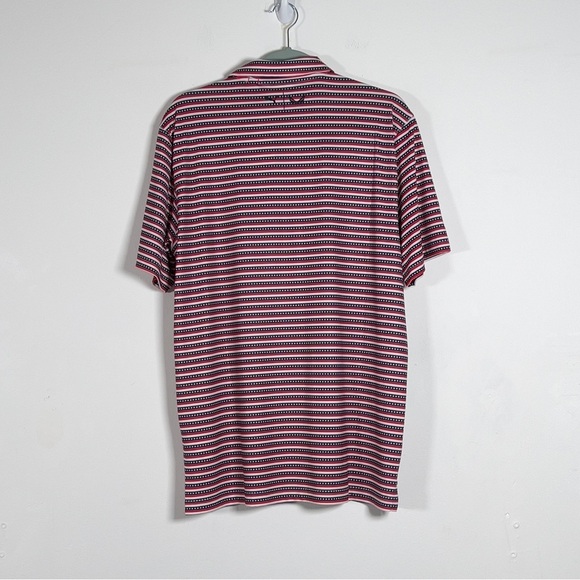 Puma Golf Volition Liberty Polo Shirt Sz M Short Sleeve America Red White Blue - Picture 4 of 11